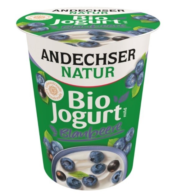 Jogurt borówkowy 3,8% tł. BIO 400 g