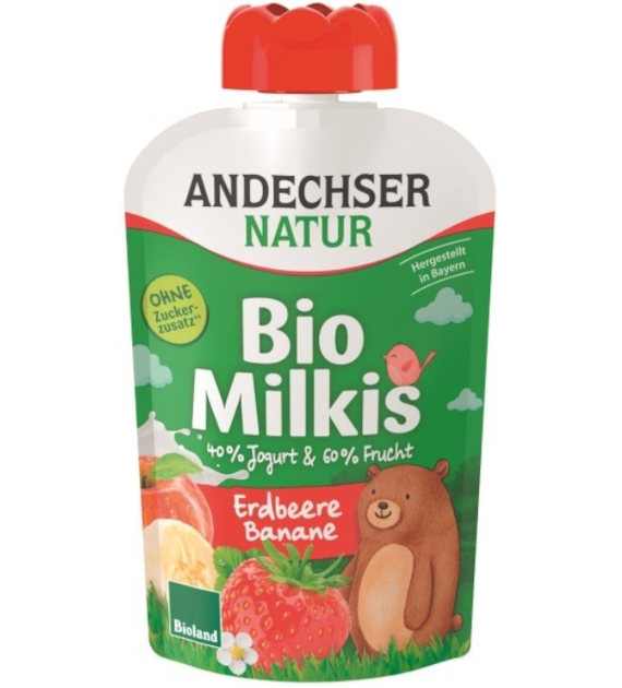 Deser jogurtowy truskawka-banan BIO 100 g