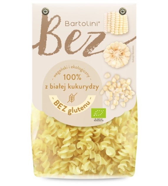 Makaron z białej kukurydzy świderek (fusilli) BEZGL. BIO 250g