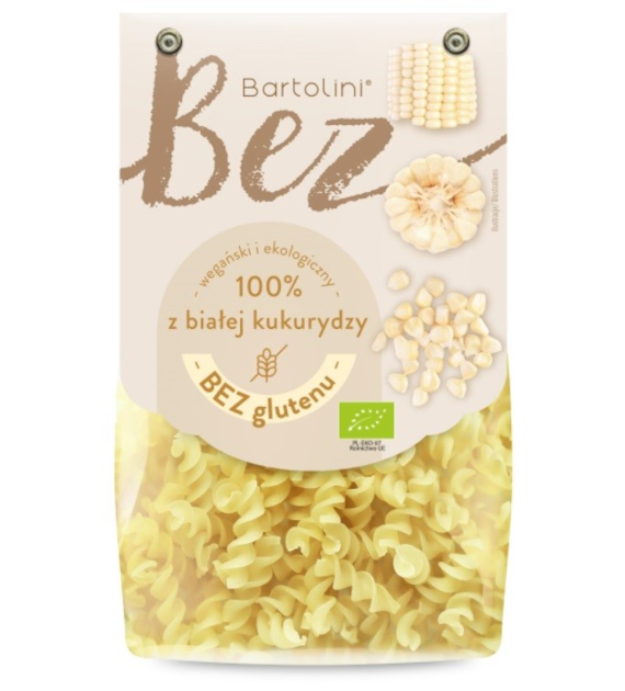 Makaron z białej kukurydzy świderek (fusilli) BEZGL. BIO 250g