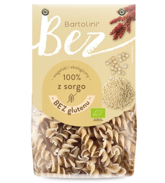 Makaron z sorgo świderek (fusilli) BEZGL. BIO 250g