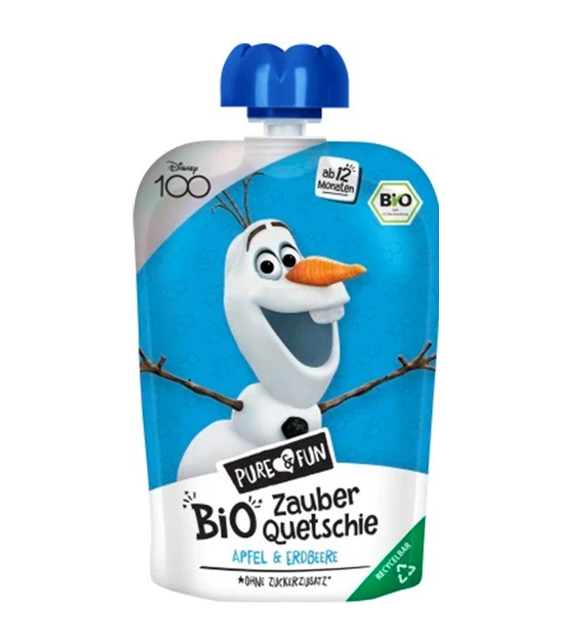 Przecier jabłko- truskawka BIO 100 g Kraina Lodu- Olaf