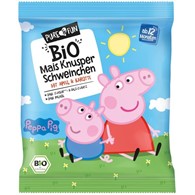 Chrupki kukurydziane jabłko- marchew BIO 30 g Świnka Peppa