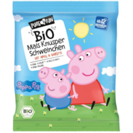 Chrupki kukurydziane jabłko- marchew BIO 30 g Świnka Peppa