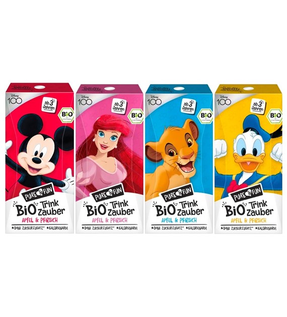 Napój jabłko- brzoskwinia BIO 200 ml Bajki Disney