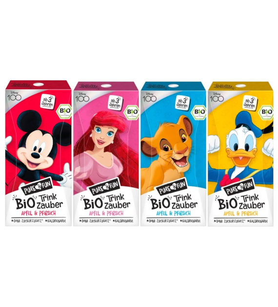 Napój jabłko- brzoskwinia BIO 200 ml Bajki Disney