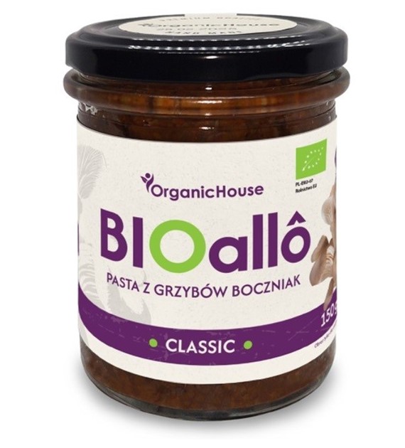 BIOallô CLASSIC - pasta z grzybów boczniak BIO 180 g