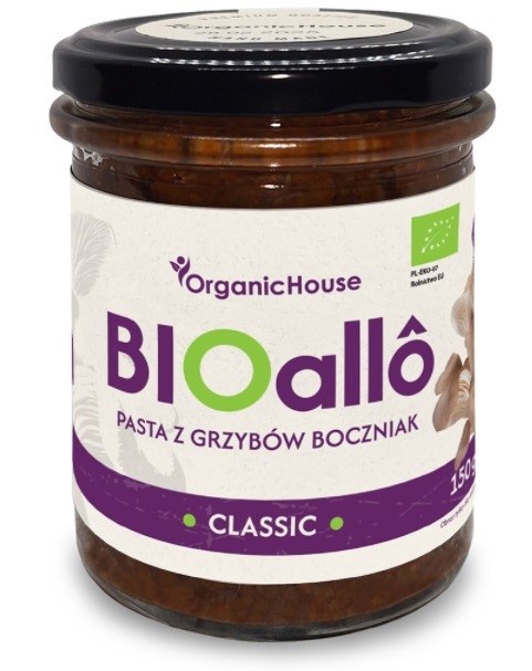 BIOallô CLASSIC - pasta z grzybów boczniak BIO 180 g