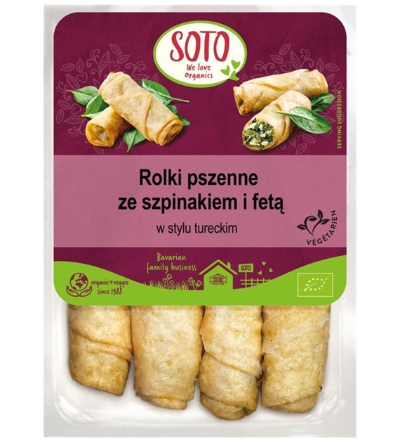 Borek- rolki pszenne ze szpinakiem i fetą BIO 190 g