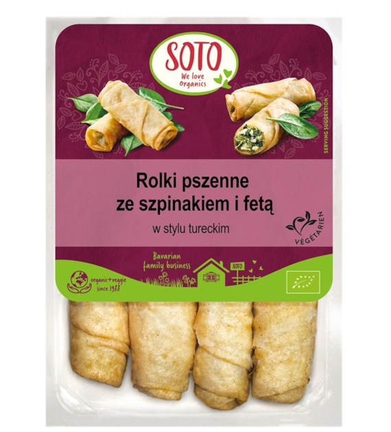 Borek- rolki pszenne ze szpinakiem i fetą BIO 190 g