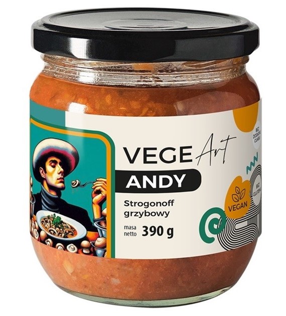 Strogonoff grzybowy z boczniakami i pieczarkami 390 g