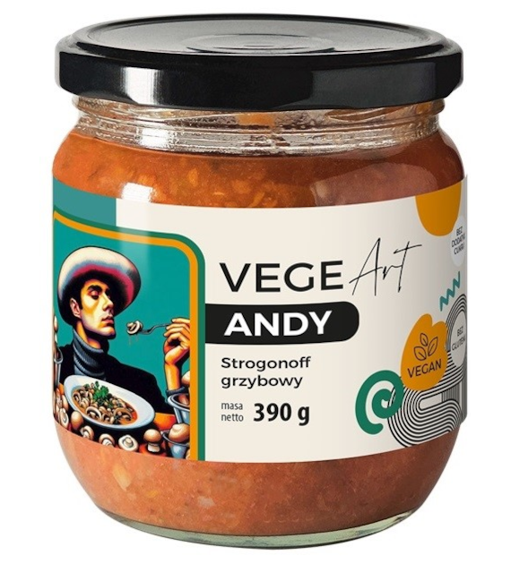 Strogonoff grzybowy z boczniakami i pieczarkami 390 g