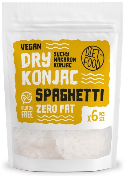 Makaron KONJAC spaghetti shirataki suchy 150g