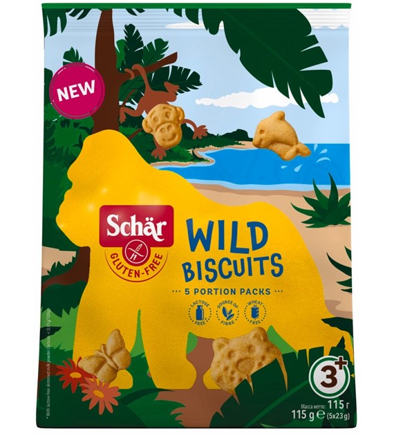 Wild biscuits- ciasteczka BEZGL. 115 g