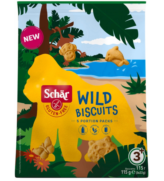 Wild biscuits- ciasteczka BEZGL. 115 g