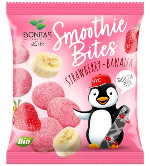 Liofilizowana przekąska truskawka-banan-jogurt BIO 10 g