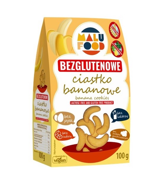 Ciastka kruche bananowe BEZGL. B/C 100g