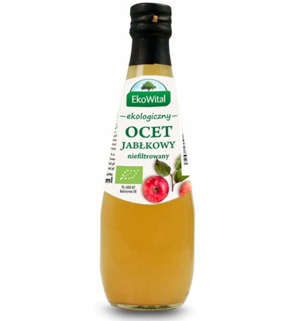 Ocet jabłkowy 6% niefiltrowany BIO  300ml