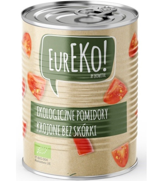 Pomidory krojone bez skórki BIO 400 g/ 240 g