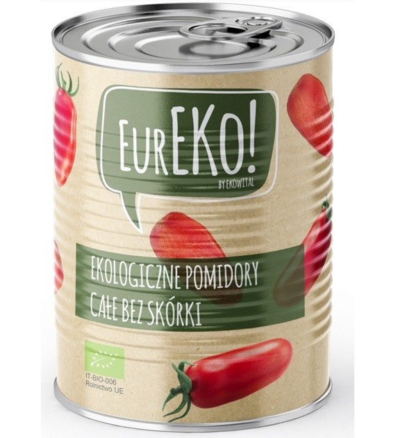 Pomidory całe bez skórki BIO 400 g/ 240 g