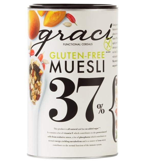 Musli 37% suszonych owoców i nasion BEZGL. 400 g