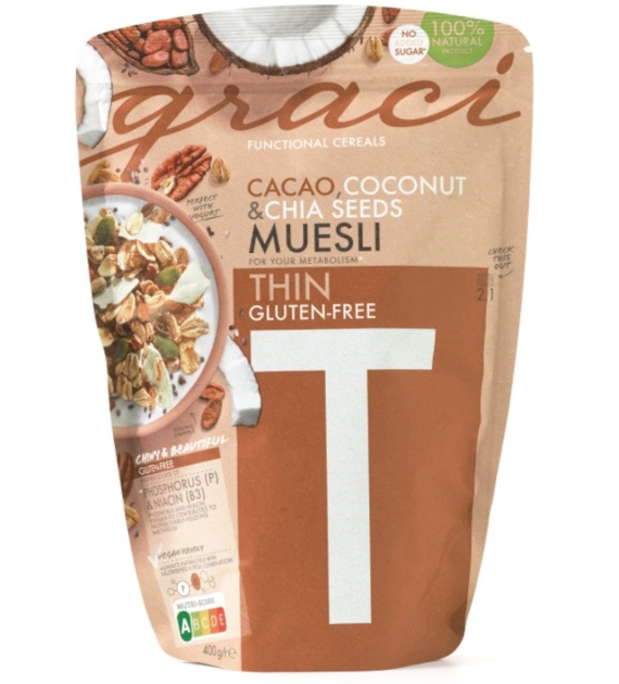 Musli funkcjonalne Thin bezglutenowe 400 g