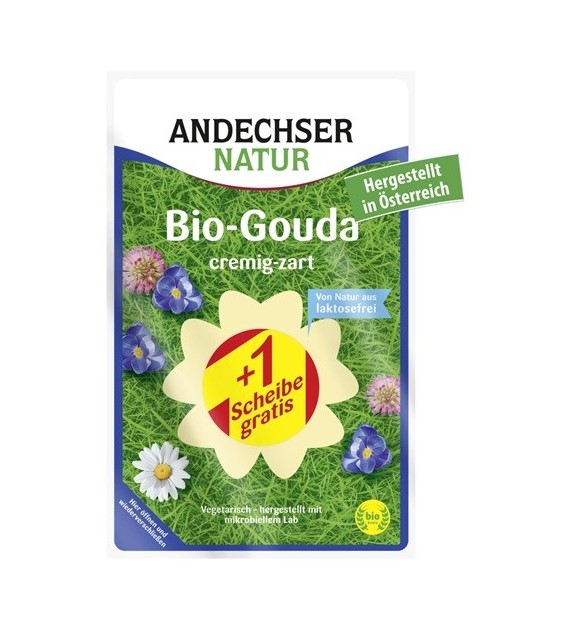 Ser gouda w plastrach 48% tł. B/L BIO 170 g