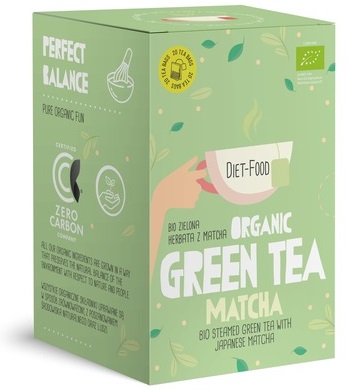 Herbata zielona GREEN TEA MATCHA BIO (2 g 20 szt)  40 g