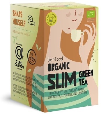 Herbatka zielona odchudzająca SLIM GREEN BIO (1,5 g 20 szt )30g