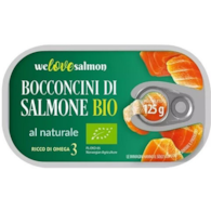 Kawałki łososia w zalewie naturalnej BIO 125g /70 g