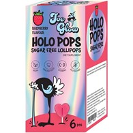 HOLOPOPS lizak bez cukru o smaku malinowym z wit C i D (6szt) 36g