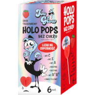 HOLOPOPS Lizak na odporność truskawkowy  B/C ( 6szt) 36 g