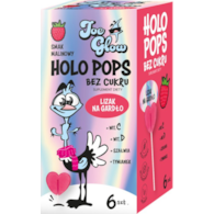 HOLOPOPS lizak na gardło malinowy B/C (6szt) 36 g