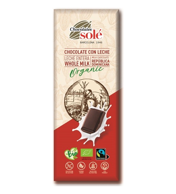 Czekolada mleczna BIO 25 g