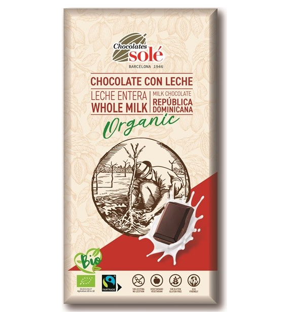 Czekolada mleczna BIO 100 g