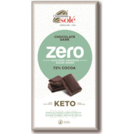 Czekolada gorzka 72% kakao bez dodatku cukru ze stewią KETO 100 g