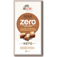 Czekolada mleczna bez dodatku cukru słony karmel ze stewią KETO 100 g