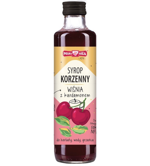 Syrop korzenny wiśnia z kardamonem 250 ml