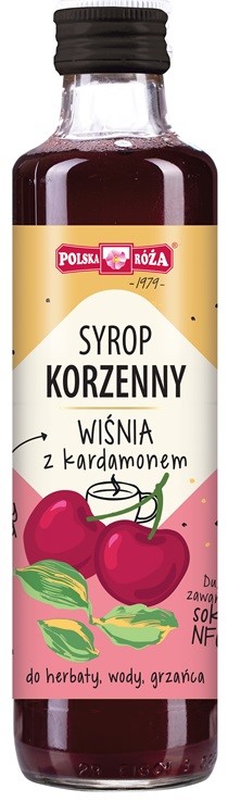 Syrop korzenny wiśnia z kardamonem 250 ml