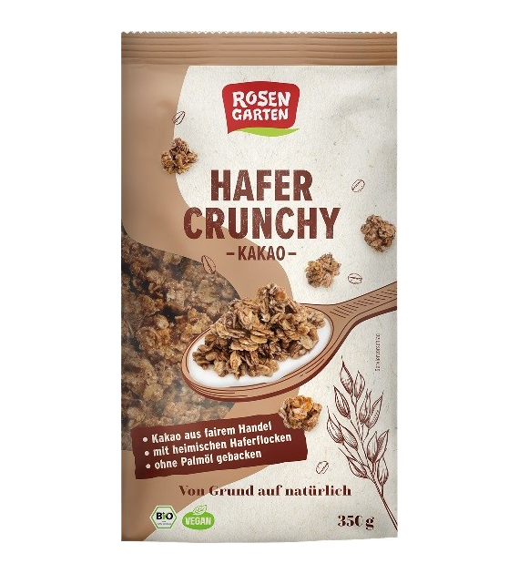 Crunchy owsiane z kakao BIO 350 g