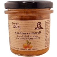 Konfitura z moreli słodzona erytrytolem B/C 160g