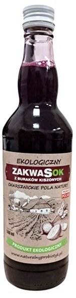 Zakwas z buraków kiszonych BIO 500 ml