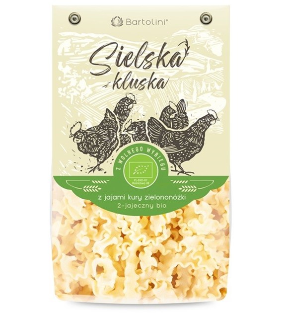 Sielska Kluska z jajami od kur zielononóżek fala BIO 250g