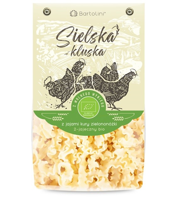 Sielska Kluska z jajami od kur zielononóżek fala BIO 250g