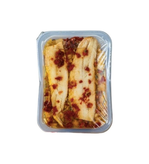 Filety śledziowe marynowane z suszonymi pomidorami 250g