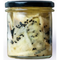 Śledź z czarnuszką w marynacie cytrynowo- miodowej słoik 250g