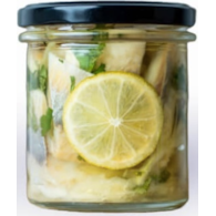 Śledź z limonką i kolendrą w marynacie cytrynowo - miodowej słoik 250g