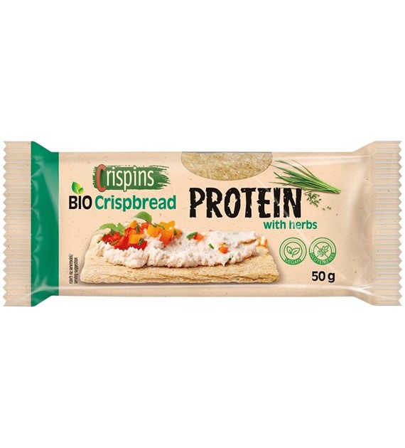 Pieczywo chrupkie PROTEIN z ziołami BEZGL. BIO 50 g