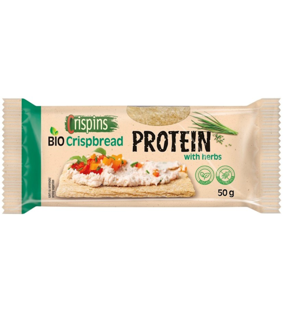 Pieczywo chrupkie PROTEIN z ziołami BEZGL. BIO 50 g