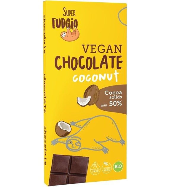 Wegańska czekolada kokosowa BIO 80 g